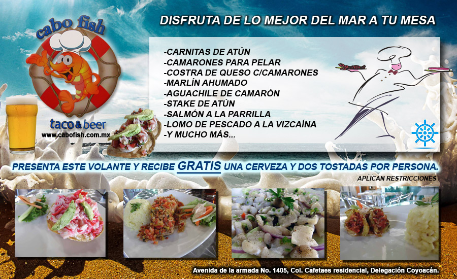 Cabo Fish - Lo mejor del mar a tu mesa.
