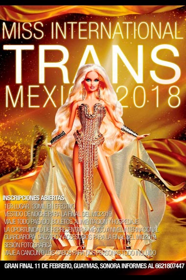 Miss International Trans México 2018