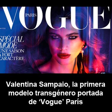Valentina Sampaio, la primera modelo transgénero portada de ‘Vogue’ París