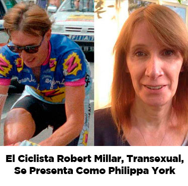 El ciclista Robert Millar, transexual, se presenta como Philippa York