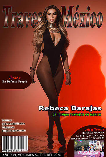 LA IMAGEN TRAVESTIS MEXICO DEL MES - REBECA BARAJAS - DICIEMBRE 2024